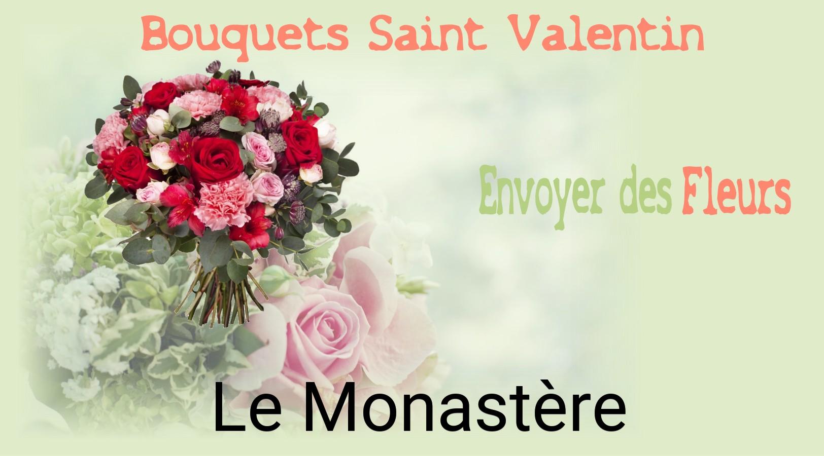 Roses de Saint-Valentin livrées à Le Monastère
